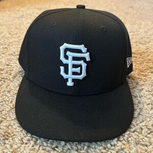 SF Giants New Era 7 and 3/4 Fitted Baseball Hat 59Fifty